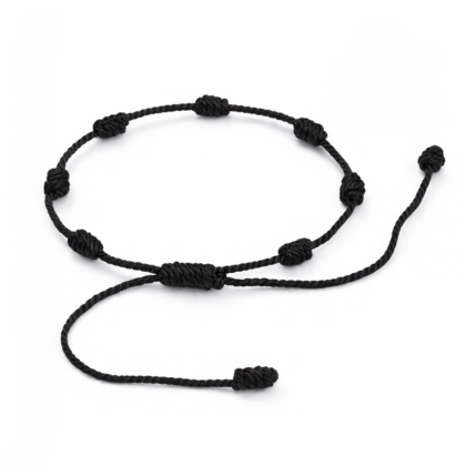 Pulseira dos 7 Nós – Preta