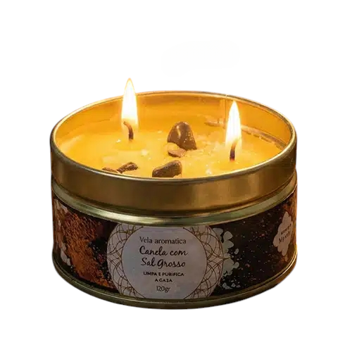 Vela Canela e Sal Grosso com Pirite | 120 g