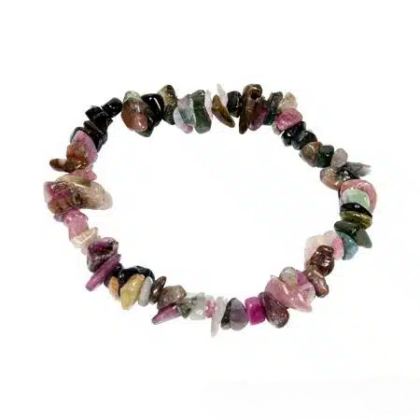 Pulseira de Turmalina Multicolorida – Chip