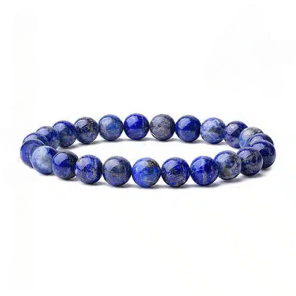 Pulseira de Lápis Lazuli – Esferas 8 mm