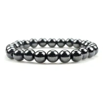 Pulseira de Hematite – Esferas 8 mm