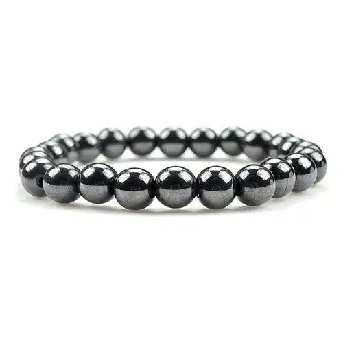 Pulseira de Hematite – Esferas 8 mm