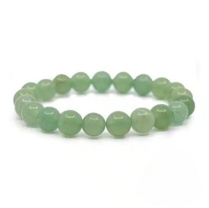 Pulseira de Aventurina Verde - Esferas 8 mm